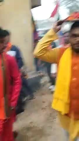 संजय कॉलोनी भाटी माइंस  भगवान श्री राम शोभायात्रा निकाली गई दिनाँक 31/12/2023 को अयोध्या से आये पूजित अक्षत के साथ
