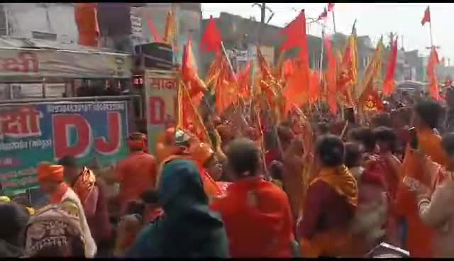 #अक्षत कलश #शोभायात्रा #बिहारीगंज नगर में।
#श्रीराम #अयोध्या #रामजन्मभूमि