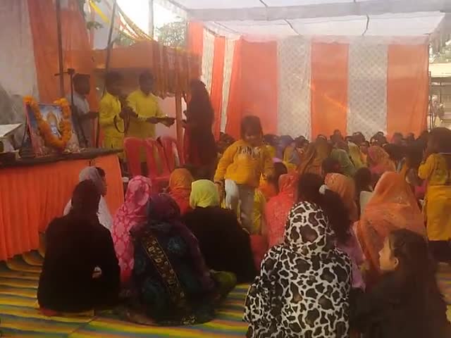 पेण्ड्रा: jila sadhasay pushapewari singh ji ke ghar main ram ki pooja kiya gya #रामलला @#gpm jila