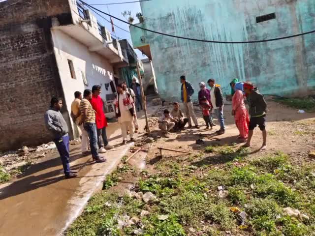 मंसूरी कॉलोनी से पुरानी (सुन्नी) मस्जिद वाली गली होते हुवे मैन रोड तक नाली निर्माण कार्य शुरू किया गया!#ग्रामपंचायत