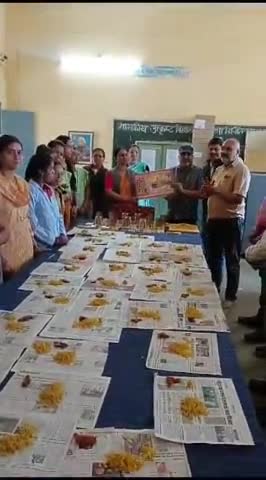 उत्कृष्ट स्कूल बिछुआ मे अयोध्या महायज्ञ का प्रसाद व रामलला स्टेच्यु  वितरण  #chhinwaranews
