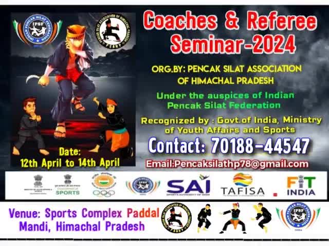 #Referee_and_Coaches_Seminar, Org.by: #Pencak_Silat_Association_of_Himachal_Pradesh 
#Joginder_Singh_Azad, 70188-44547