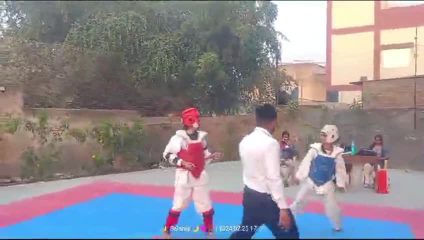 congratulations champ 🏆 annu go for gold #taekwondo #churuvision #churulive #churuvision #churu