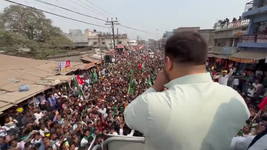 Tejashwi Yadav ♥️
 #जन_विश्वास_यात्रा
