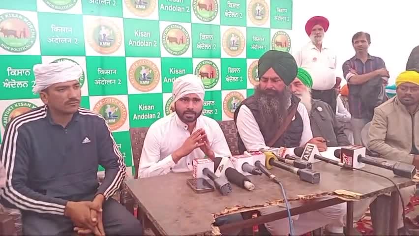 प्रेस कॉन्फ्रेंस शम्भू बार्डर पंजाब किसान आंदोलन 02 #kisanaandolan #farmers_protest