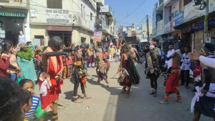 शोभायात्रा #झांकी !!हर हर महादेव!!