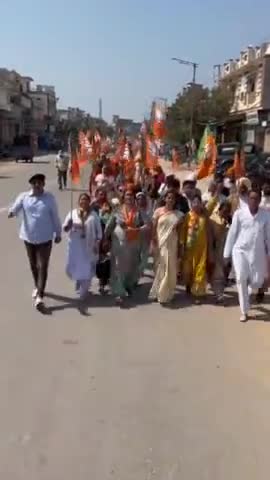 आज #InternationalWomensDay : #रानियां में नारी शक्ति के साथ शहर में पैदल मार्च निकाला। #NitashaRakeshSihag #Rania