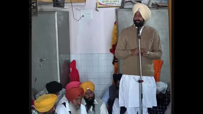 ਡੇਰਾ ਬਾਬਾ ਨਾਨਕ: ਤਲਵੰਡੀ ਰਾਮਾ 'ਚ ਸੰਮਤੀ ਮੈਂਬਰ ਰਣਧੀਰ ਦੀ ਪਤਨੀ ਦੀ ਅੰਤਿਮ ਅਰਦਾਸ 'ਚ ਪਹੁੰਚੇ ਸ਼ਿਅਦ ਮਾਝਾ ਜੋਨ ਯੂਥ ਪ੍ਰਧਾਨ ਰਵੀਕਰਨ ਕਾਹਲੋਂ
