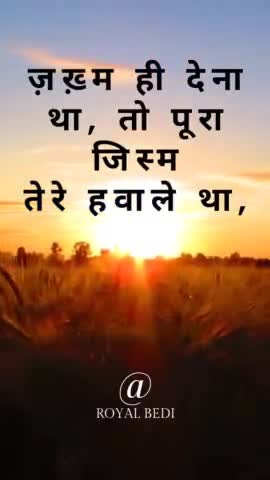 #royalbedi #shayari #murshadshayri #love #LoveHurts #trending #TREND