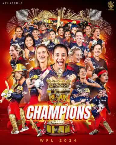 #Congratulations to the #RCB Women's team for their outstanding #performance in the WPL! 🏆🏏 

#RCBWomen #WPLChampions