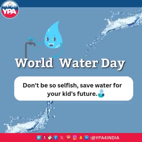 Happy World water day  💧                                 #savewater #worldwaterday #ypa #explorepage