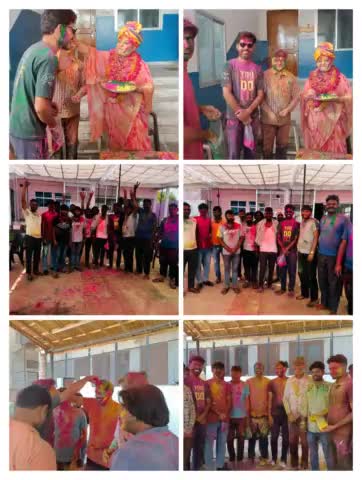 Some glimpses from Holi celebration in my town #Dausa #HappyHoli #2024Holi