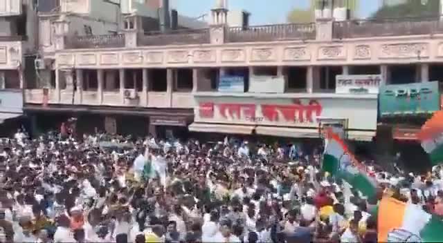 कोटा से कांग्रेस प्रत्याशी प्रहलाद गुंजल की नामांकन रैली।
#ajmerruleritcellexecutive 
Prahlad Gunjal
