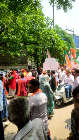 बृजमोहन अग्रवाल सांसद प्रत्यासी एकात्म परिसर कर्यालय से नामांकन भरने निकले बीजेपी कार्यकर्ता हुएशामिल #लोकसभाचुनाव