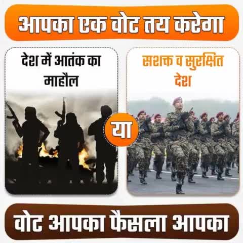 आपका वोट करेगा देश मजबूत!

सशक्त व सुरक्षित भारत के लिए लोकतंत्र के महापर्व में हिस्सा लेकर आज मतदान अवश्य करें।

#AbkiBaar400Paar #PhirEkBaarModiSarkar #M