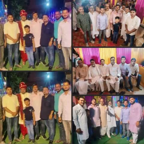 आज #iycbihar के महासचिव बड़े भाई Vijay Krishna Jha जी के बहन के शादी समारोह में उनके पैतृक गाँव_