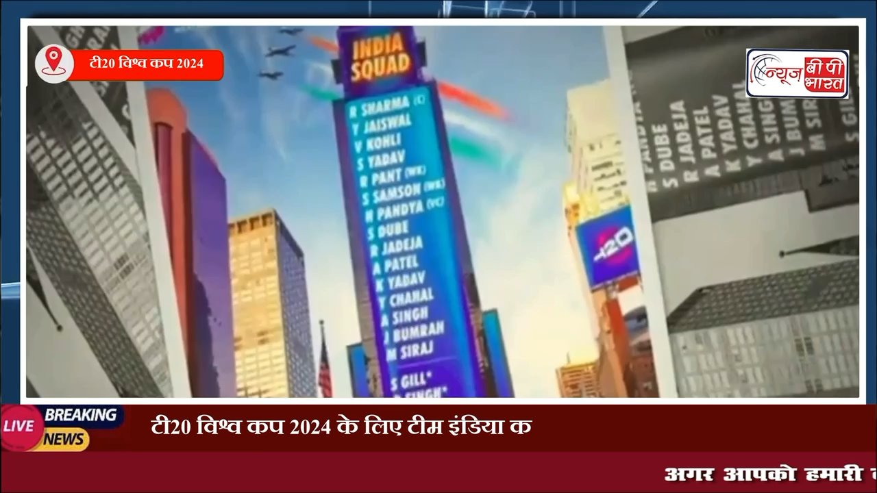टी20 विश्व कप 2024 के लिए टीम इंडिया का ऐलान,  रोहित शर्मा करेंगे कप्तानी,
संजू सैमसन और ऋषभ पंत को विकेटकीपर के रूप में जोड़ा गया है, #india #cricket #t20