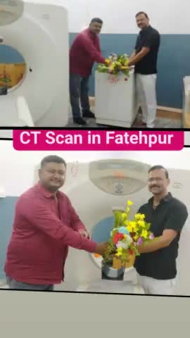 आज बड़े हर्ष की बात है कि आपके शहर नगर पंचायत फतेहपुर बाजार में भारत डायग्नोसिस सेंटर द्वारा सीटी स्कैन मशीन बैठा है या जिसका उद्घाटन डॉक्टर सुरेंद्र प्रसाद के हाथों द्वारा पिता काटकर किया गया