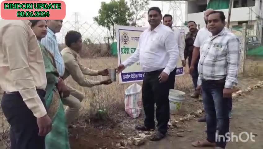 न्यायाधीश सीताशरण यादव सहित पर्यावरण प्रेमियों ने संस्कार पब्लिक स्कूल में किया पौधारोपण #dss mp