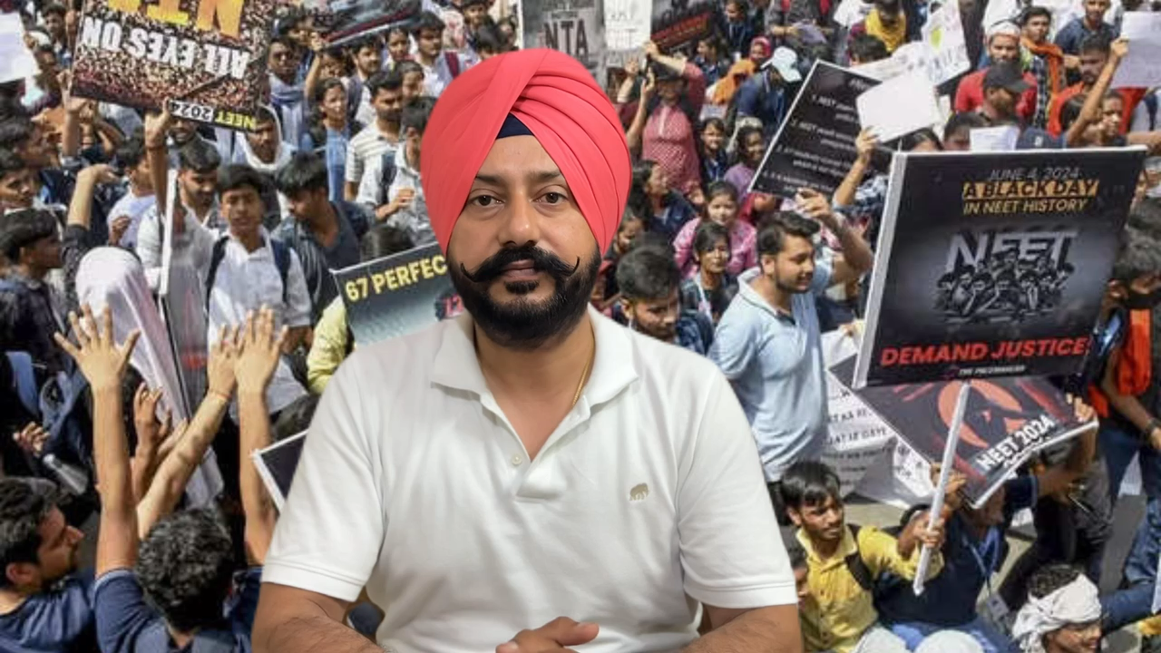#NEET EXAM में गडबडीं के खिलाफ #आमआदमीपाटी करेगी विरोध पृदऱशन -एडवोकेट करमवीर सिंह बुटर #रादौर #हरियाणा #आप यमुनानगर #Haryana #Aap #Radaurcity
