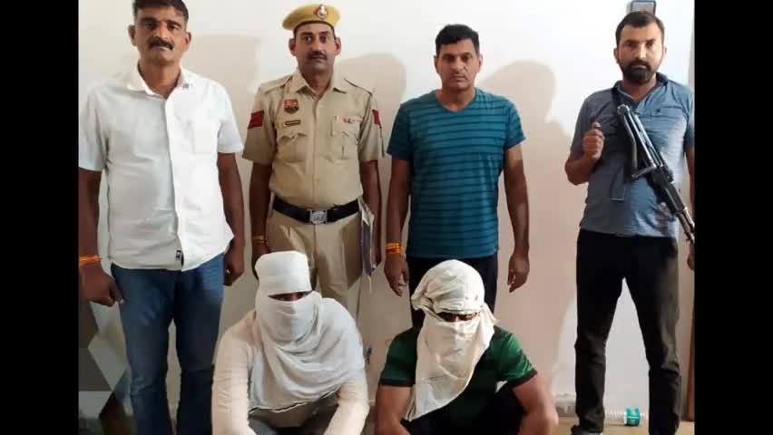 धारूहेड़ा: अपराध शाखा-2 धारूहेड़ा पुलिस ने ट्रक से MRF के टायर चोरी करने वाले 2 आरोपियों को राजस्थान से किया गिरफ्तार