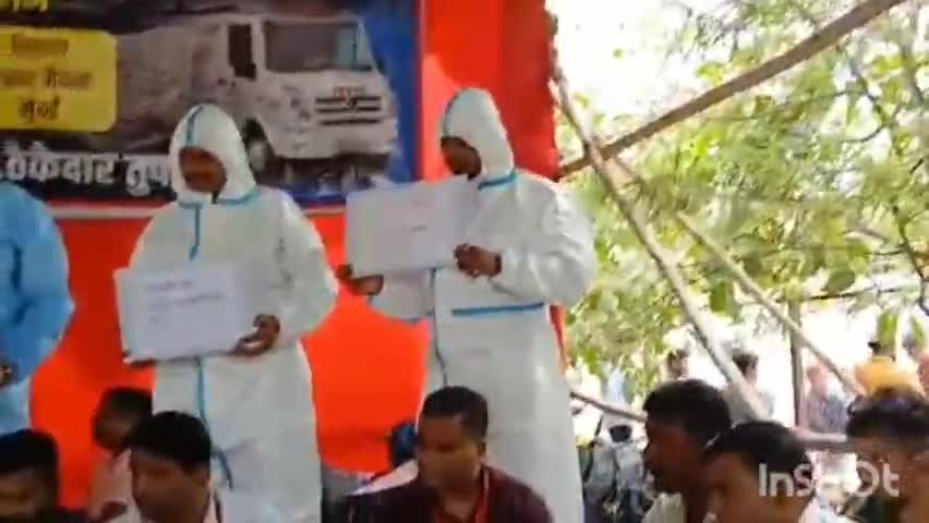 मुरुड: महाराष्ट्र रुग्णवाहिका १०८ वाहनचालकांचे आझाद मैदानात ठिय्या आंदोलन