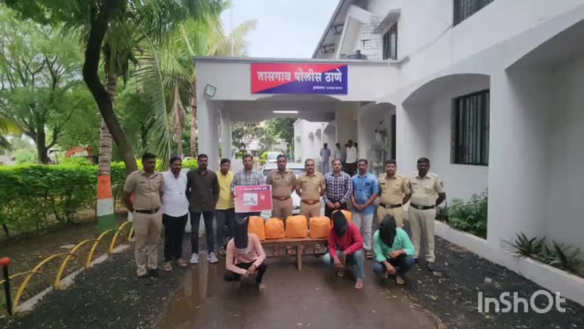 तासगाव: तासगाव तालुक्यातील बिरणवाडी फाट्याजवळ पोलिसांच्या गांजाच्या कारवाईत  एकूण 34 किलो गांजा एक पिस्टल आणि चारजण अटकेत