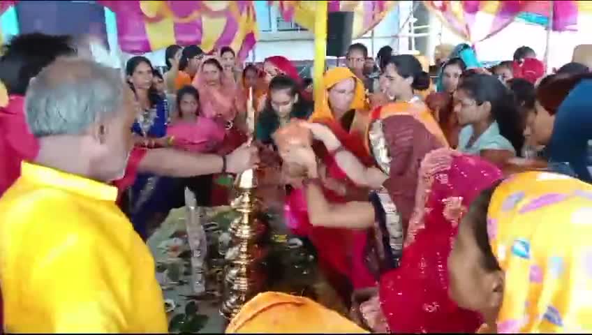 कुआरी वीर शिव मंदिर में प्राण प्रतिष्ठा को ले मूर्ति और गुंबज पूजन 🔱🔱🕉️🕉️ #shrimurariswami ुरारी