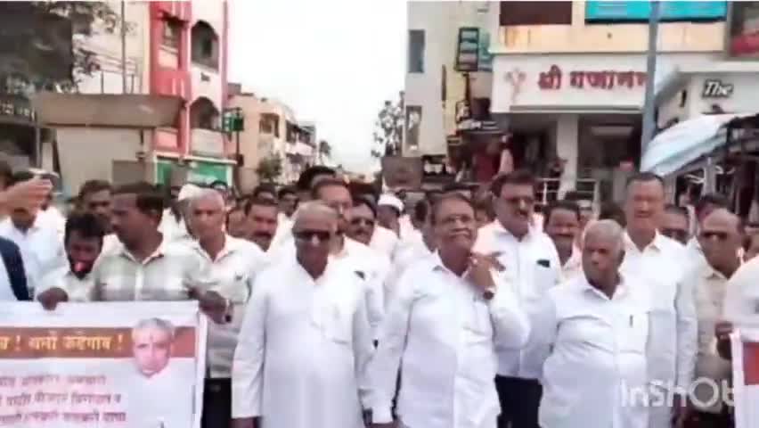 कडेगाव: क्रांतीसिंह जी डी बापू लाड क्रांतिसिंह नाना पाटील विचारमंच,पाणीसंघर्षसमितीकडून भ्रष्टाचाराविरोधात कडेगावात आक्रोशमोर्चा