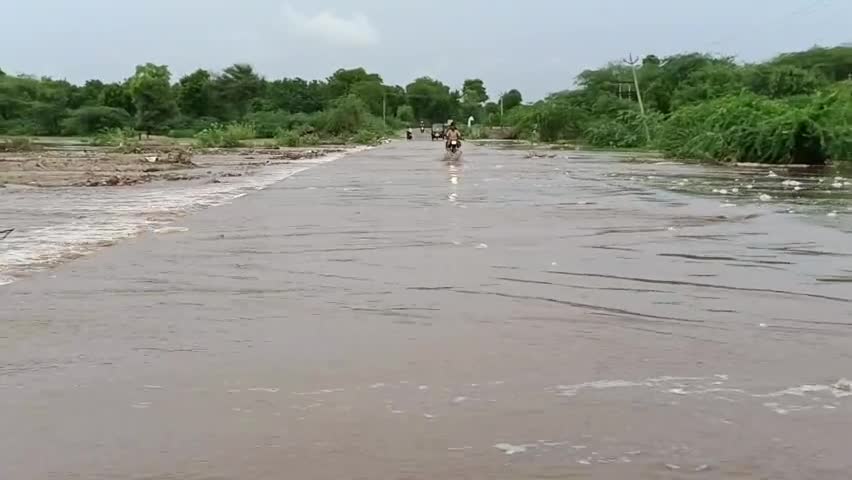 #सिरोही गोल गांव तेज बारिश के बाद नदी का नजारा
 #sirohi