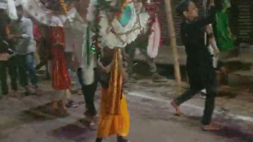 चरखारी: ताजिया धूम धाम से निकाले गए #ताजिया जुलूस..