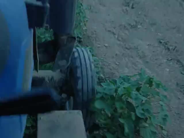 village bhagsar Sirsa mein Gulabi sundi ke Karan Kisan ne khadi fasal mein rotawaiter chalaya.