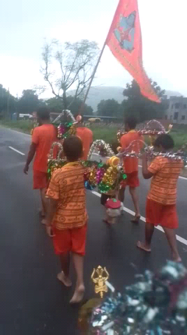 Parashar dham se machhali ke liye kanvad Yatra