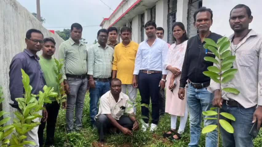 दुलदुला: तहसील इकाई दुलदुला ने राजस्व पटवारी संघ छत्तीसगढ़ के छठवें स्थापना दिवस पर किया वृक्षारोपण