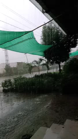 banseli m full Barsaat full barish ka najara