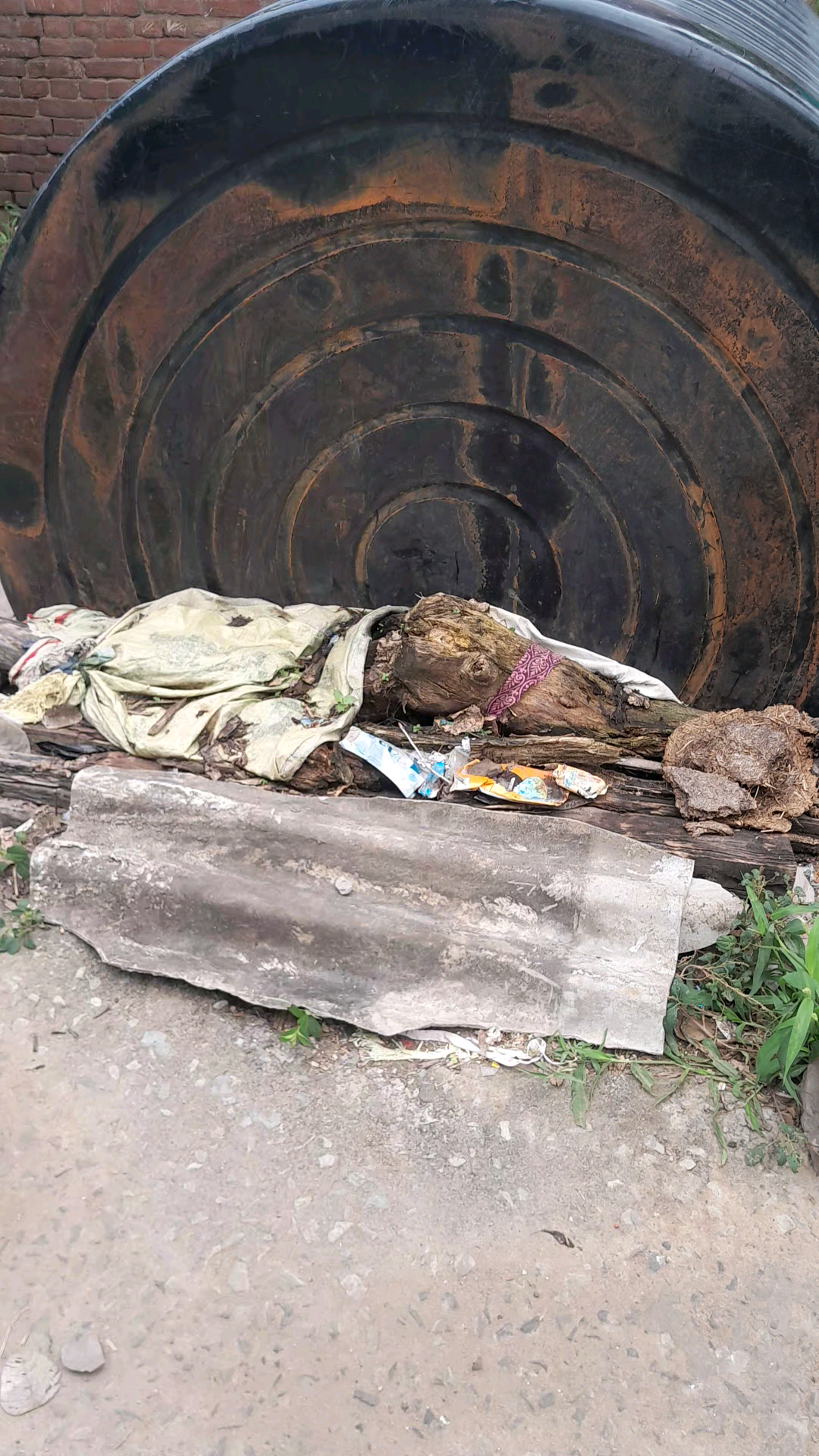 कुदरा प्रखंड के सिसवार पंचायत के फुल्ली गांव  के वॉर्ड संख्या 4 की हालत है