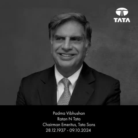 घड़ी ने टिक-टिक बंद कर दी है. टाइटन का निधन हो गया। #RatanTata ईमानदारी, नैतिक नेतृत्व और परोपकार की एक मिसाल थे,