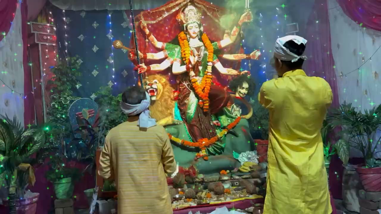 hasalpur ki durga maa ki maha arti # @nikhilbele