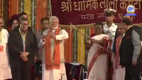 लाल किले में रावण दहन || 
#राष्ट्रपति द्रौपदी मुर्मु और #प्रधानमंत्री नरेंद्र मोदी की मौजूदगी में हुआ दहन