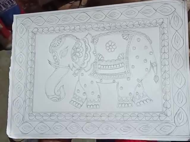 @#famous mithila painting