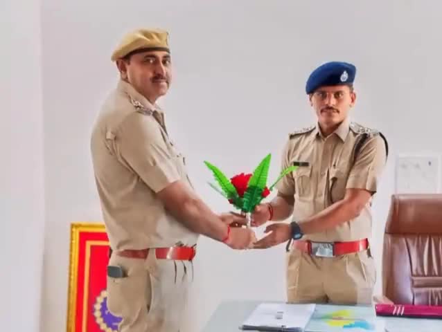 सोजत मैं डीएसपी ने ग्रहण किया पदभार :बोले कानून और शांति व्यवस्था बनाएंगे मजबूत, सीएलजी सदस्यों से होगा संवाद