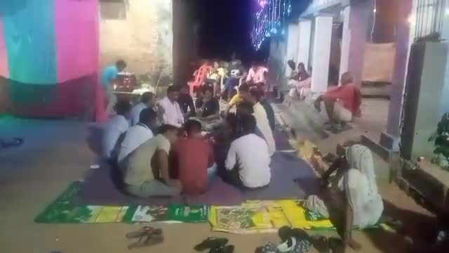ग्राम पंचायत जाल्हेखोर के ग्राम सिंघिया में लक्ष्मी पूजन