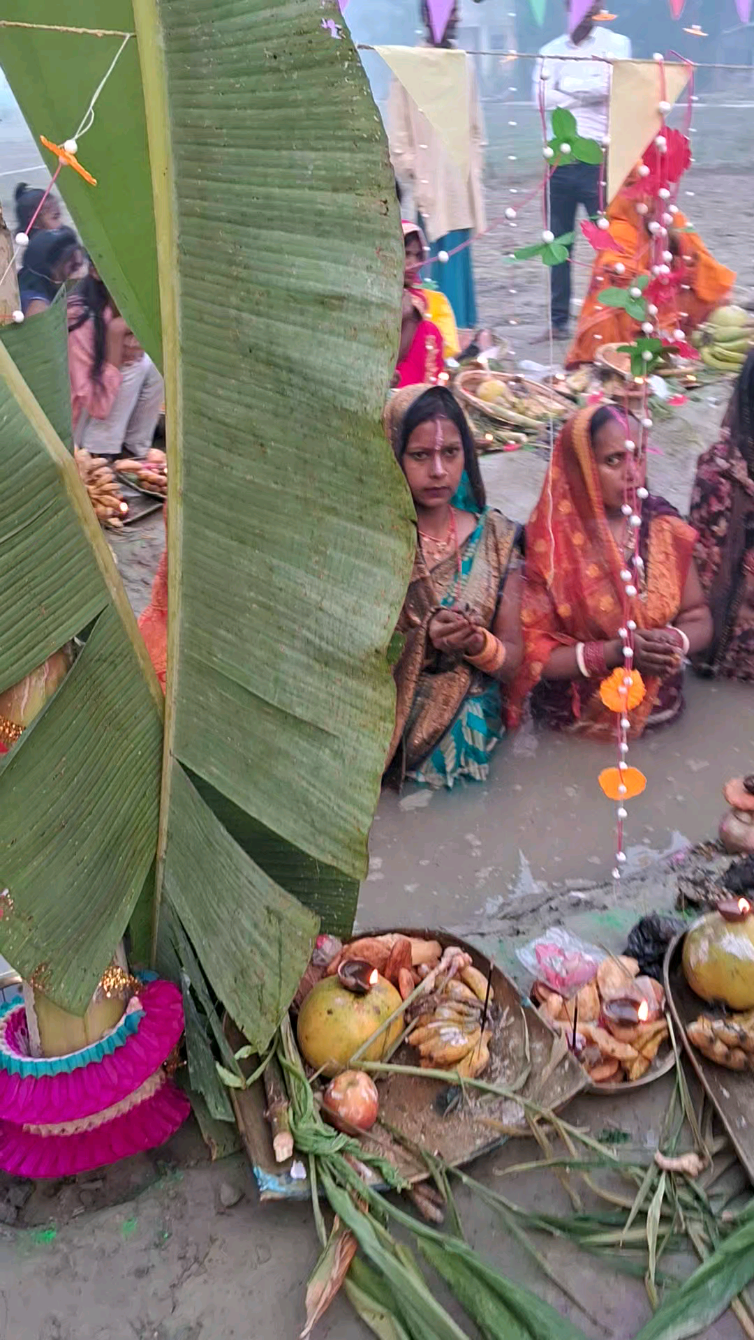 सुबह का छठ पूजा का समापन हुआ