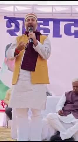 मुहम्मदाबाद: कृष्णानंद राय की पुण्यतिथि पर श्रद्धांजलि अर्पित करने के बाद बोलते पूर्व मंत्रीउपेंद्र तिवारी