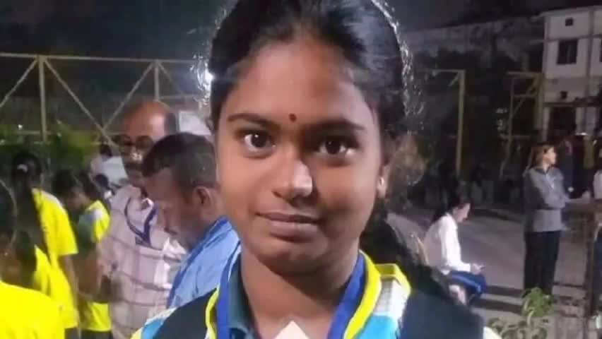 గన్నవరం: జాతీయ పోటీలకు ఎంపికైన గన్నవరం నియోజకవర్గానికి చెందిన చిన్మయి