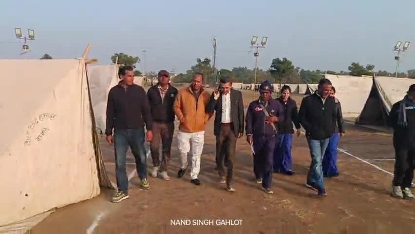 मालपुरा जम्बूरेट की पूर्व तैयारियो का लिया जायेजा ।
