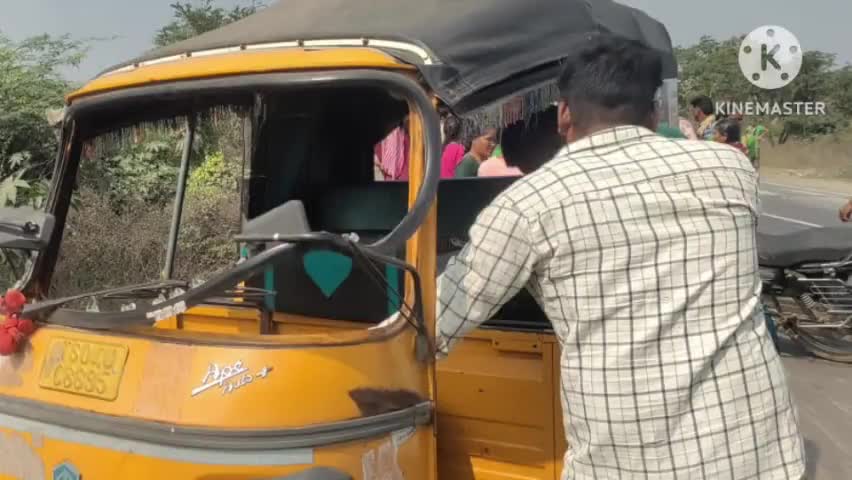 నర్సింహులపేట: గోపాతండా సమీపంలో ఖమ్మం-వరంగల్ జాతీయ రహదారిపై కూలీలతో వెళ్తున్న ఆటో బోల్తా, పలువురికి గాయాలు