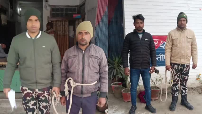 वारिसनगर: मथुरापुर थाना पुलिस ने पोक्सो एक्ट के एक अभियुक्त और एक शराबी को गिरफ्तार किया, न्यायालय भेजा