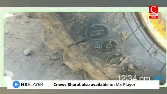 jcb ka tayar fat gaya bkt ka 
new malwa shujalpur