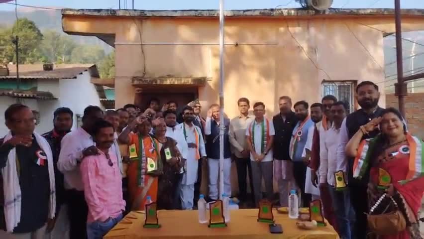 कुआकोण्डा: कलिंगा सोशल वेलफेयर संस्था ने मनाया 76वां गणतंत्र दिवस